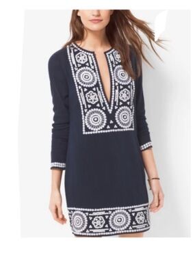 NWOT Michael Kors Sequin Embroidered Dress